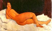 Amedeo Modigliani Nude, Looking Over Her Right Shoulder painting